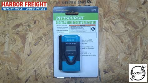 custom harbor freight moisture meter any good|water meter tool harbor freight.